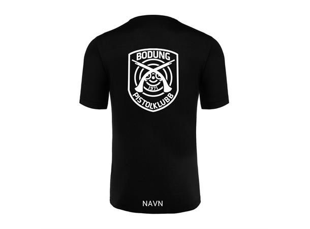 Bodung PK Boost Eco Sort T-skjorte i 100%  Bomull 