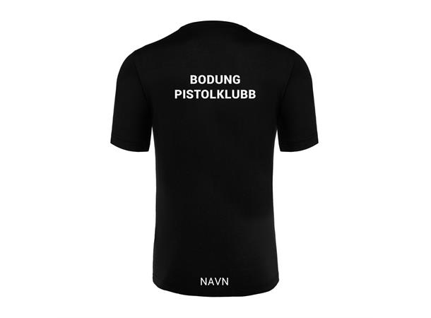 Bodung PK Boost Eco Sort T-skjorte i 100%  Bomull 